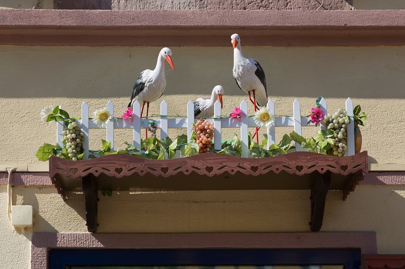 Stork Ornaments, Colmar, Alsace, France | Colmar Old Town - Alsace, France (IMG_2641.jpg)