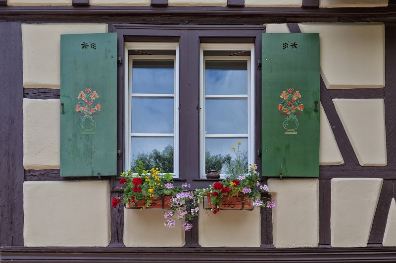 Decorated Window, Colmar, Alsace, France | Colmar Old Town - Alsace, France (IMG_2715.jpg)