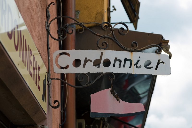 Sign of Shoemaker Shop, Colmar, Alsace, France | Colmar Old Town - Alsace, France (IMG_2772.jpg)