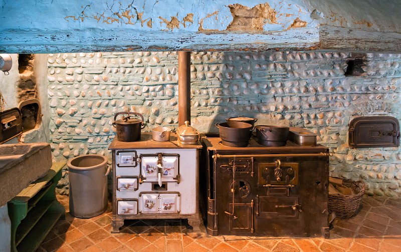 Iron Oven and Stove, Open Air Museum of Alsace, Ungersheim, France | Open Air Museum of Alsace - Ungersheim, France (IMG_4367.jpg)