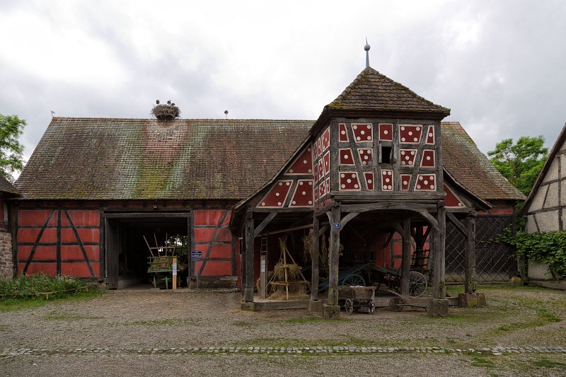 Court and Hangar, Open Air Museum of Alsace, Ungersheim, France | Open Air Museum of Alsace - Ungersheim, France (IMG_4369.jpg)
