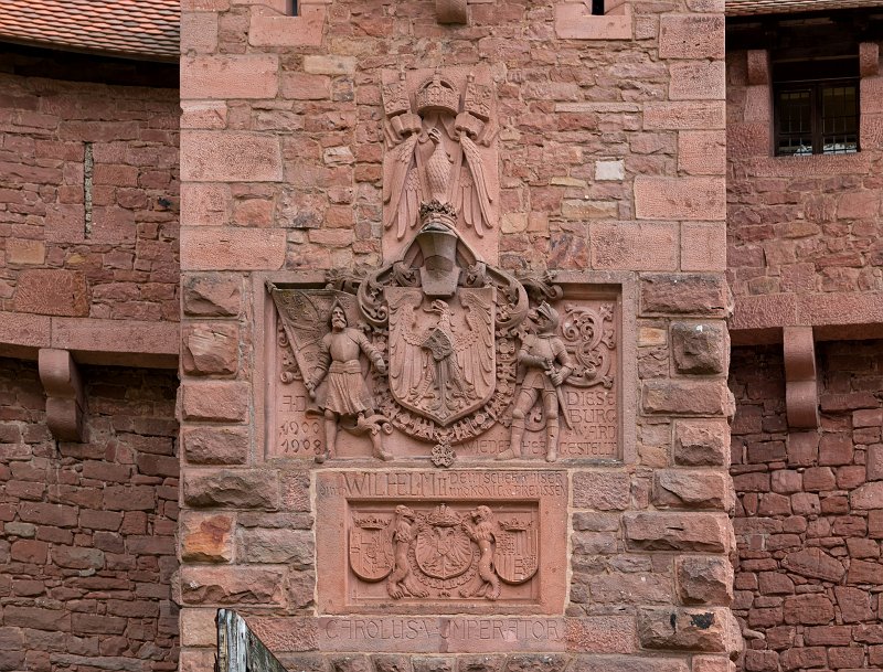 Armorial of Wilhelm II, Haut-Koenigsbourg Castle, Orschwiller, Alsace, France | Haut-Koenigsbourg Castle - Alsace, France (IMG_2999.jpg)