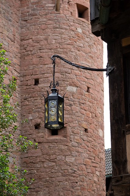 Lamp in Lower Courtyard, Haut-Koenigsbourg Castle, Orschwiller, Alsace, France | Haut-Koenigsbourg Castle - Alsace, France (IMG_3004.jpg)