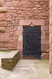 Old Metallic Door, Haut-Koenigsbourg Castle, Orschwiller, Alsace, France