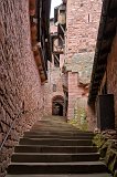Stairs to Inner Courtyard, Haut-Koenigsbourg Castle, Alsace, France