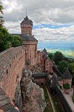 The Keep, Haut-Koenigsbourg Castle, Orschwiller, Alsace, France