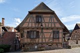 Old Half-Timbered House, Kaysersberg, Alsace, France