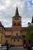 Bell Tower of Saint Anne Church, Turckheim, Alsace, France