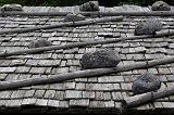 Roof of a Farmhouse at Glentleiten Open Air Museum, Großweil, Germany