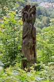 Carved Owl, Todtnau, Baden-Württemberg, Germany