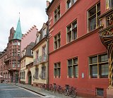 Franciscans Street (Franziskanergasse), Freiburg im Breisgau, Baden-Württemberg, Germany