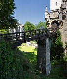 Bridge of Lichtenstein Castle, Honau, Germany