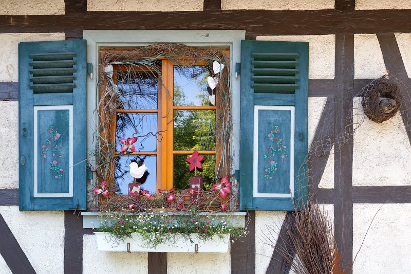 Decorated Window, Schiltach, Baden-Württemberg, Germany | Schiltach - Baden-Württemberg, Germany (IMG_6008.jpg)