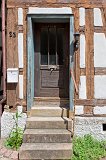 Entrance to Old House, Schiltach, Baden-Württemberg, Germany