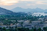 Sunset over Jawai Bandh Leopard Conservation Reserve, Rajasthan, India