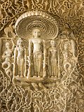 Details of Carved Idol of Parshvanatha, Ranakpur Jain Temple, Rajasthan, India