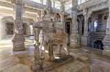 Marudevi (the Mother of Rishabhanatha) Riding an Elephant , Ranakpur Jain Temple