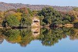 Raj Bagh Ruins and Padam Talao Lake, Ranthambore National Park, Rajasthan, India