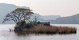 The Ruined Pavilion at Padam Talao Lake at Sunset Time