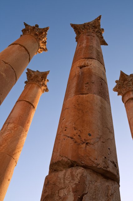 Gerasa (Jerash) - columns from the Temple of Artemis | Jordan - Gerasa (Jerash) and Gadara (Umm Qais) (IMG_7459.jpg)
