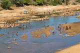 People Washing in Mandrare River, Anosy, Madagascar