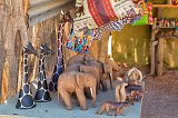 Souvenirs on Display, Herero Craft Market, Namibia