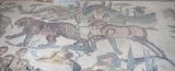 Mosaic floor in Villa Romana del Casale - Corridor of the Great Hunt