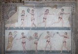 Mosaic floor in Villa Romana del Casale - the bikini girls