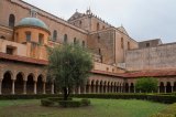 The cloister of the abbey of Monreale