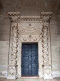 Entrance door to Syracuse Cathedral