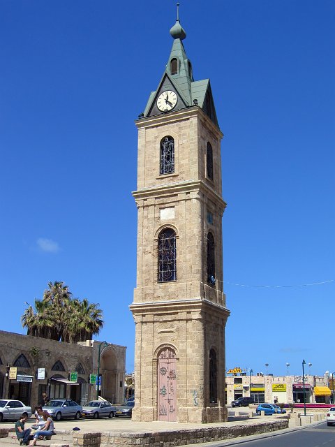 Clock tower at the Clock Square, Jaffa | Israel (IS16-IMG_1868_f.jpg)